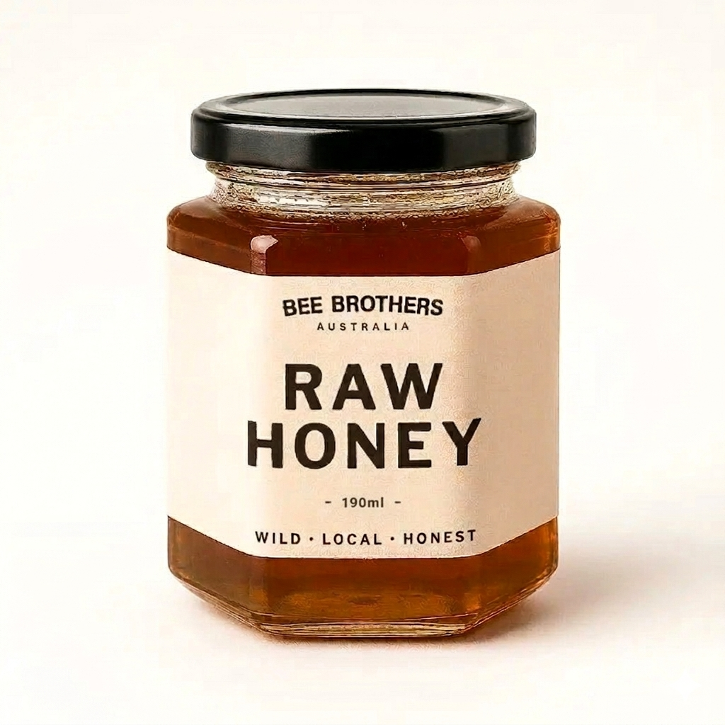 Raw Bush Honey 260g glass jar