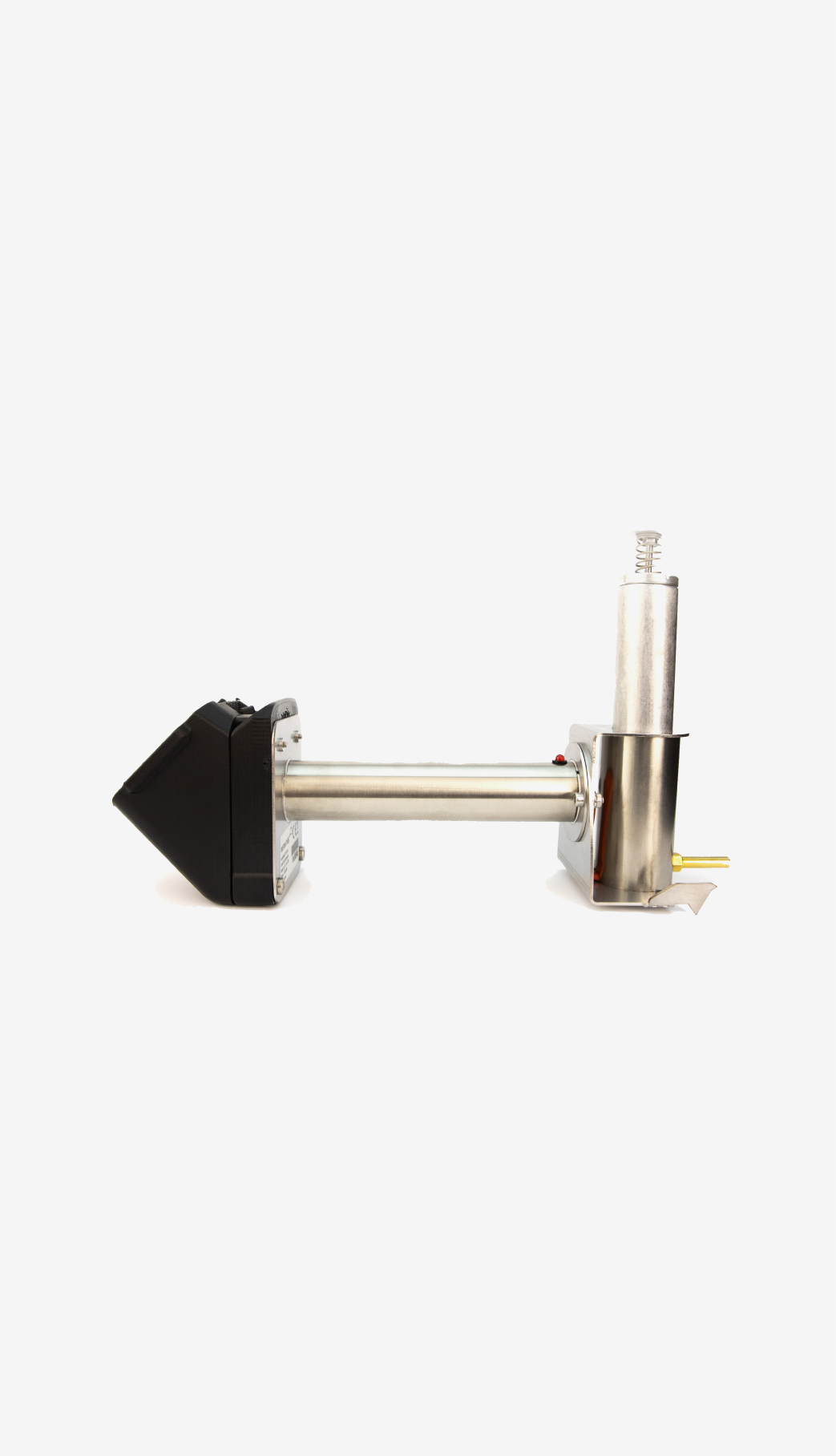 DeWalt to Ryobi battery adapter, side view