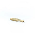 InstantVap brass nozzle showing the outlet opening
