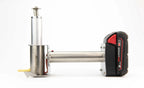 InstantVap® Lite 18V vaporiser side view with tool battery attached for cordless hive treatment