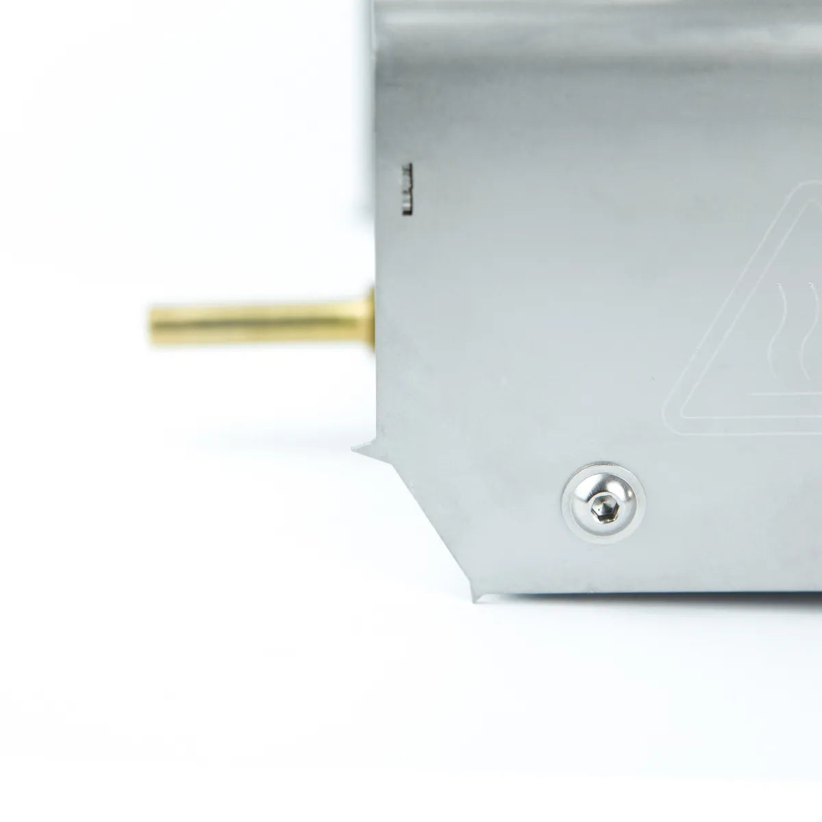 InstantVap® Original 12V oxalic acid vaporiser angle view with cable and stainless steel frame
