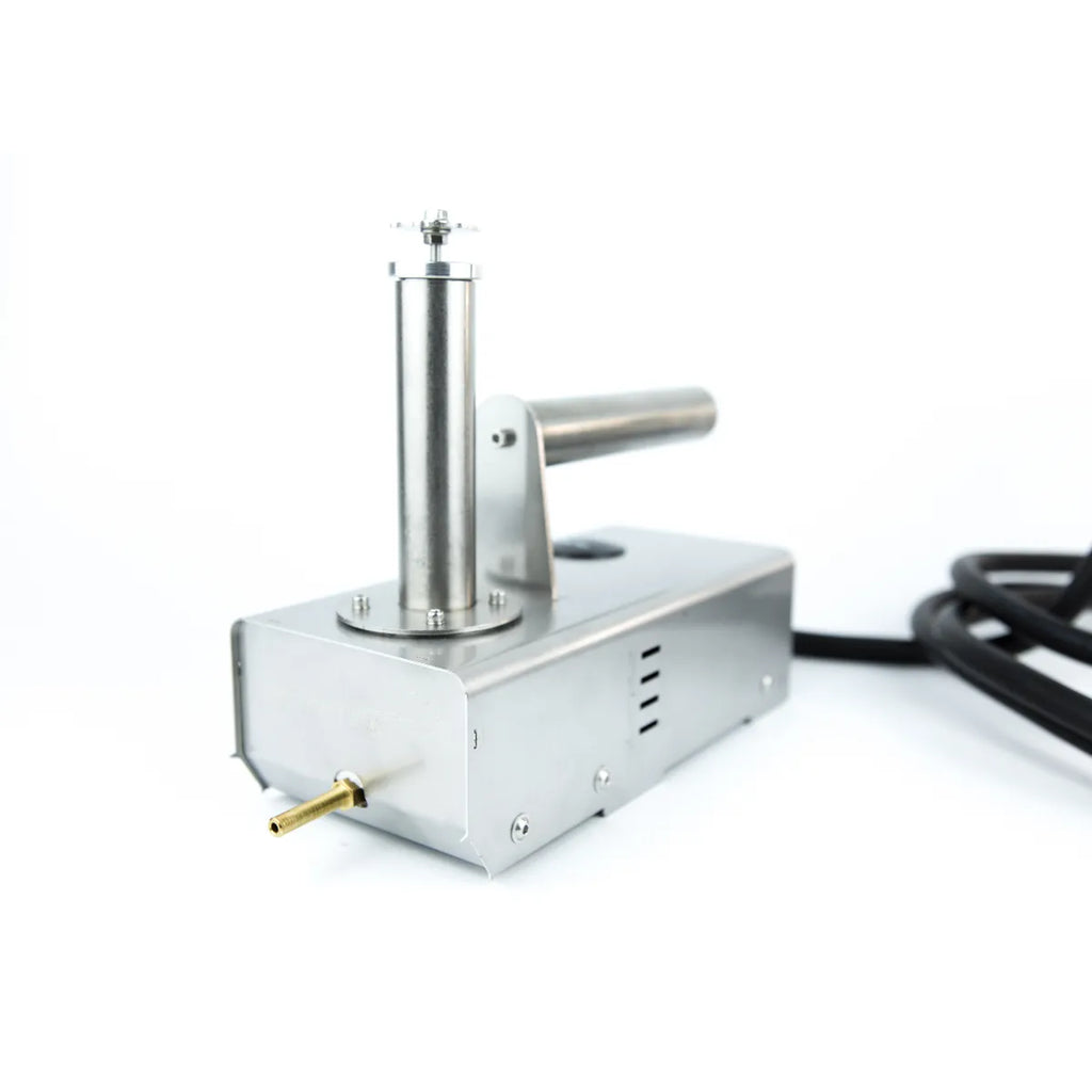 InstantVap® Original 12V vaporiser front view showing brass spout for beehive varroa treatment