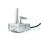 InstantVap® Original 12V vaporiser side angle showing brass spout and power cable