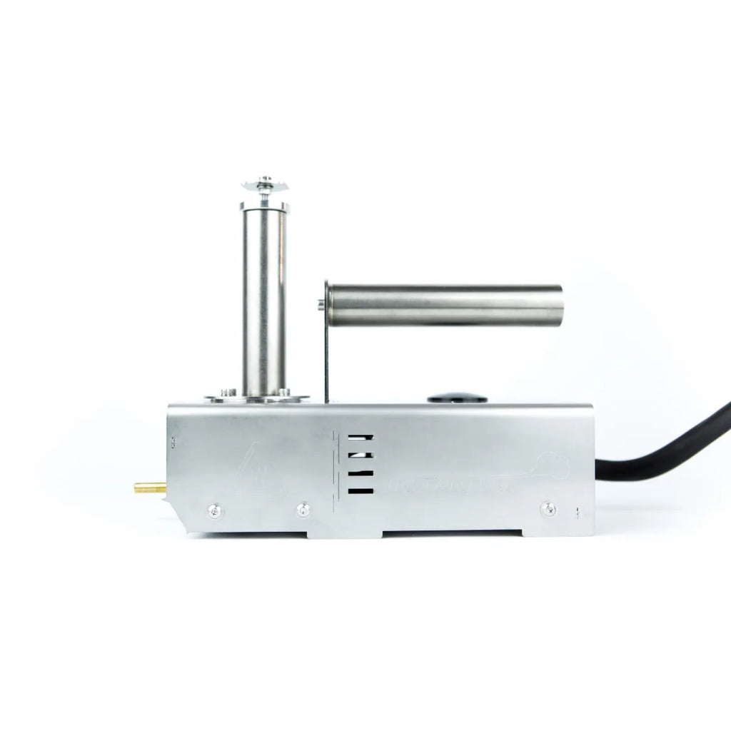 InstantVap® Original 12V vaporiser side profile showing handle, dispenser and stainless steel frame