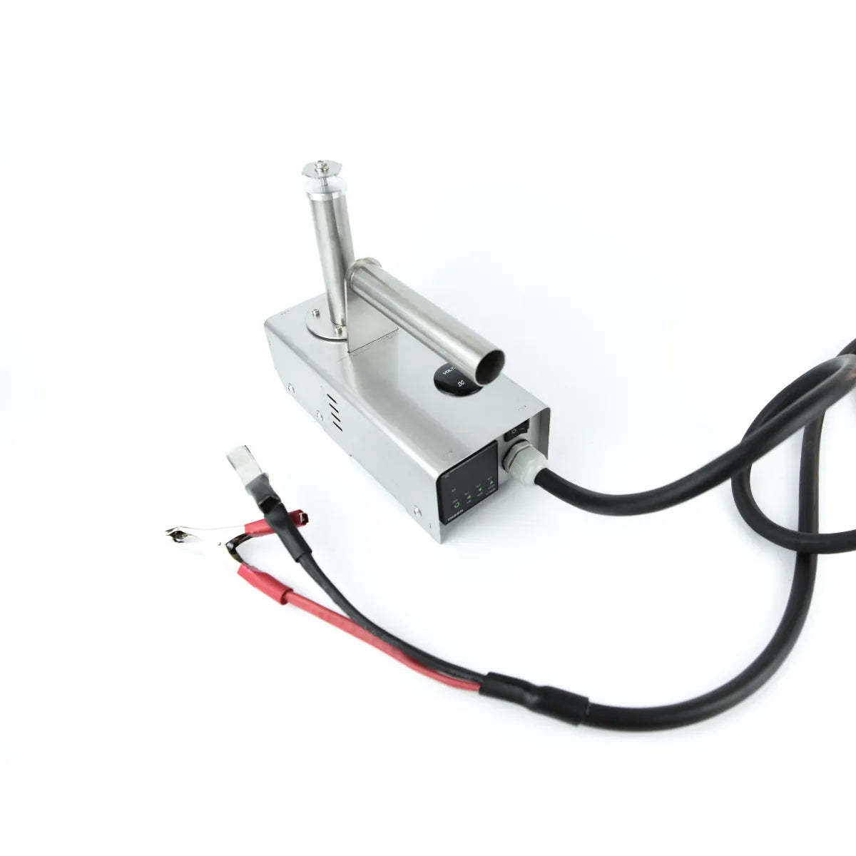 InstantVap® Original 12V vaporiser with battery clamps, brass spout and stainless steel body