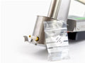 InstantVap PTFE insulation tube fitted over a brass vaporiser outlet, with five-pack packaging alongside.
