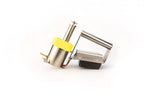 Side view of InstantVap vaporiser with yellow silicone insulation cover fitted