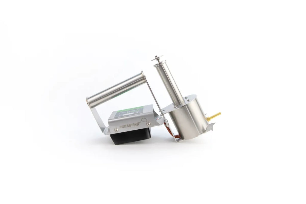 InstantVap® Turbo 18V cordless oxalic acid vaporiser side view for beehive varroa treatment