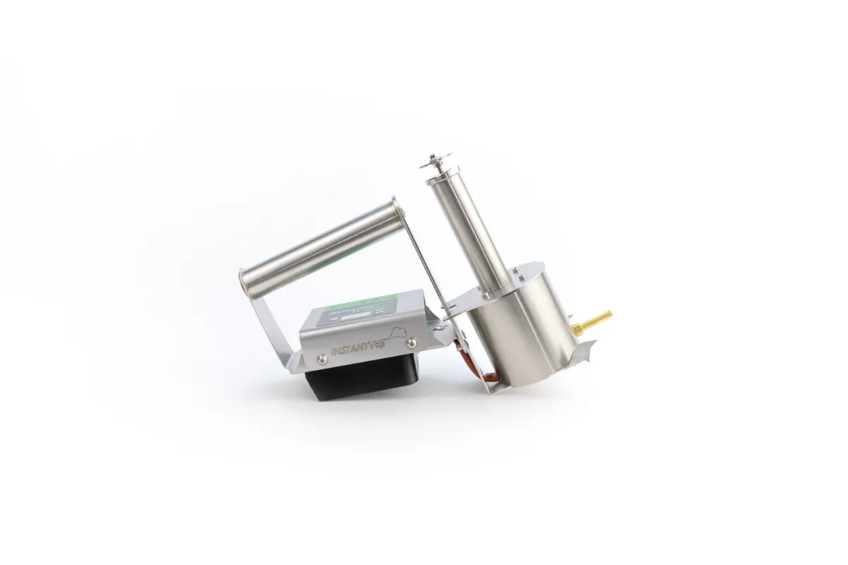 InstantVap® Turbo 18V cordless oxalic acid vaporiser side view for beehive varroa treatment
