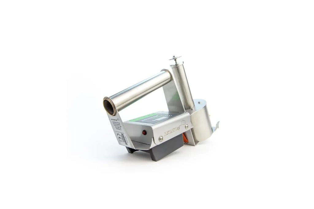 InstantVap® Turbo cordless vaporiser rear angle view showing handle and battery socket